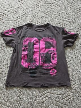Rockstar Original Distressed Graphic Tee Medium